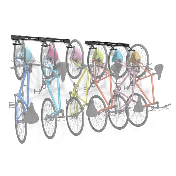 Koova Wall Mount 6 Bike Rack KV-Bike6-V1 - main